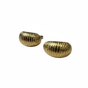 3/$25 Monet Gold Textured Earrings